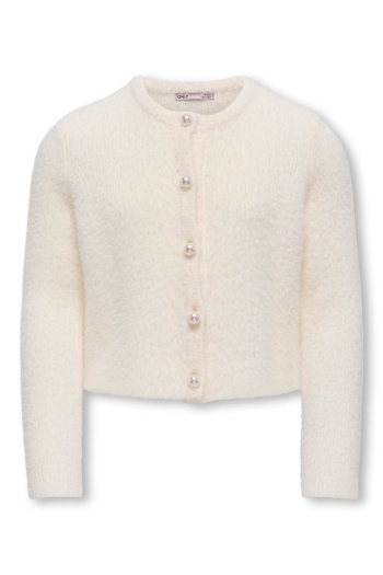 ONLY KOGPIUMO PETRA PEARL O-NECK CAR KNT: