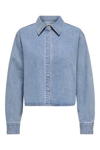 ONLY ONLMAGGIEMAY L/S RHINEST DNM SHIRT