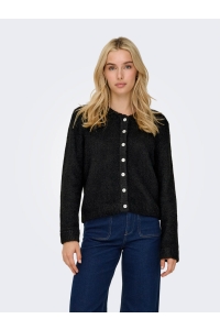 ONLY ONLMAGGIE LIFE LS BUTTON CARDIGAN C: black