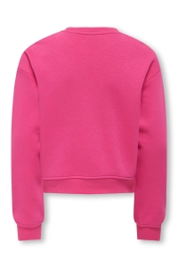 ONLY KOGSWEAT LS CREW OVZ STAT SWT NOOS magenta/milano - italy