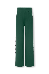 ONLY KOGPOPTRASH LIFE ICON WIDE PANT CS : pineneedle/white panel/black sta