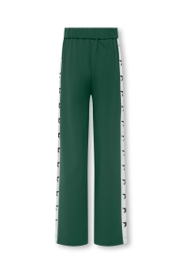 ONLY KOGPOPTRASH LIFE ICON WIDE PANT CS : pineneedle/white panel/black sta