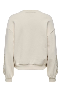 ONLY ONLBROOKLYN L/S EMBROIDERY BOX SWT birch/boho flowers