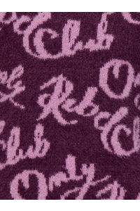 ONLY KOGDINA L/S JACQUARD O-NECK KNT mauve wine/mauve orchid