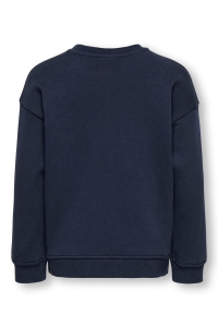 ONLY:KIDS ONLY KMGLEOPAULA LIFE L/S LOOSE PULLO BR: night sky/danger