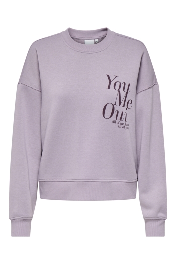 ONLY ONLBEST L/S PRINT CREW NECK SWT