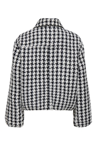 ONLY ONLFLORANCE BOUCLE ZIP JACKET OTW black/birch