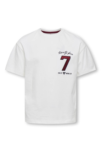 ONLY KOGEBBA LIFE SS O-NECK LOOSE PRINTE: