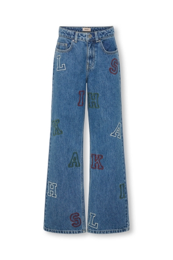 ONLY KOGJUICY HW WIDE LEG COLLEGE JEANS :
