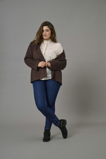 carmakoma CARYLVA LIFE L/S FAUX SUEDE BLAZER