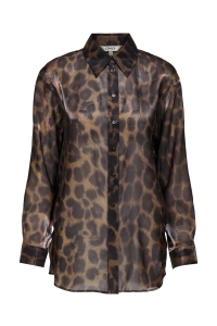 ONLY ONLSTELLA LIFE LS LOOSE SHIRT WVN chocolate torte/le grand leo