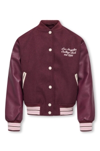 ONLY KOGWESTCOAST LIFE BOMBER OTW mauve wine