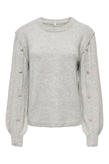 ONLY ONLRENE LIFE LS BUTTON O-NECK CS KN: