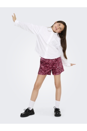 ONLY KOGCONFIDENCE LIFE SEQUIN SHORTS JR: