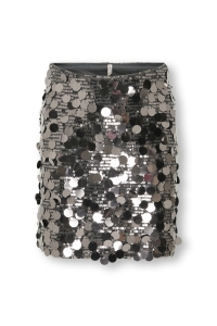 ONLY KOGJADEL SEQUINS SKIRT WVN asphalt/asphalt sequins
