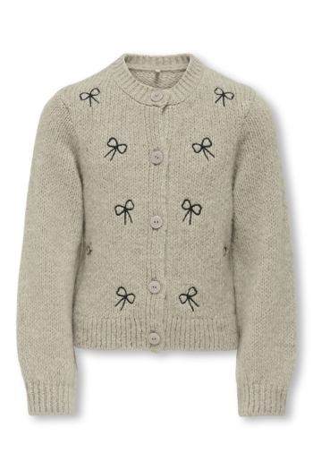 ONLY KOGCODY L/S O-NECK BOW CARDIGAN KNT
