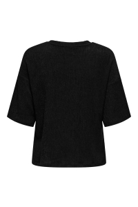 ONLY ONLTILLA S/S LOOSE TOP JRS black