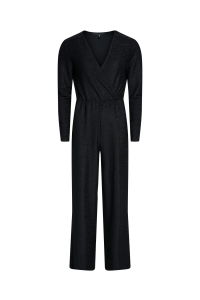 ONLY ONLRICH L/S GLITTER JUMPSUIT JRS black/black glitter