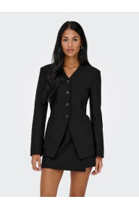 ONLY ONLLAMINA LIFE L/S FIT BLAZER TLR black