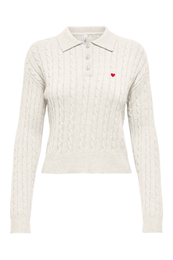 ONLY ONLKATIA LS CABLE POLO CC KNT