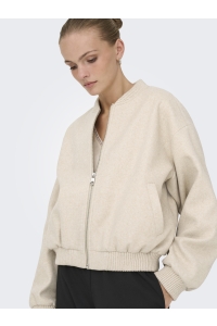ONLY ONLELBA LIFE BOMBER JACKET CC OTW birch/melange