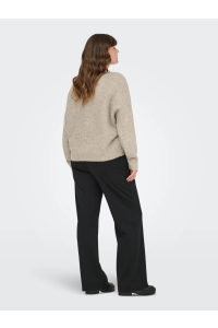 carmakoma CARZOEY L/S CARDIGAN KNT NOOS woodsmoke/w.melange