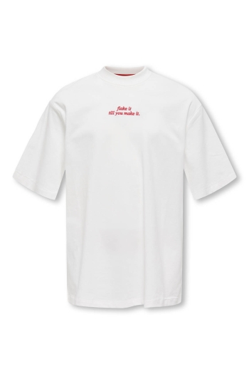 ONLY KOGBABETTE LIFE LOOSE S/S TEE JRS