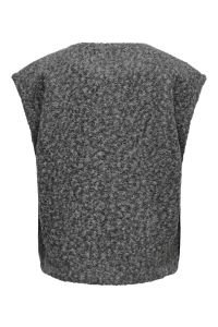 ONLY ONLMILA LIFE WAISTCOAT CS OTW dark grey melange