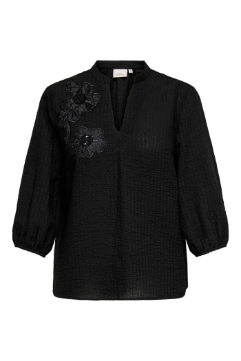 carmakoma CARLYNE 3/4 V-NECK TOP WVN