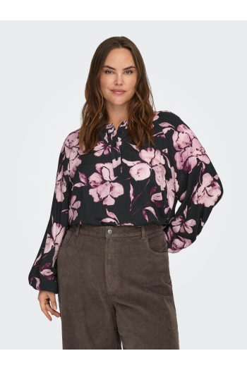 carmakoma CARLINKA LIFE 3/4 O-NECK TOP AOP