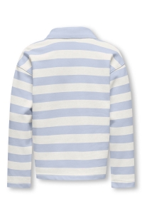 ONLY KOGESTHER L/S POLO EMB VD SWT soft chambray/white alyssum