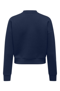 ONLY ONLNAOMI L/S BOMBER SWT naval academy/gold buttons