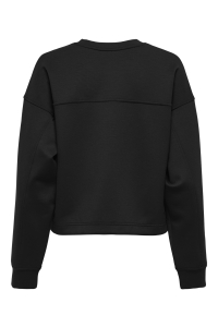 ONLY ONLALINA LIFE SLIT ROUNDNECK SWT black