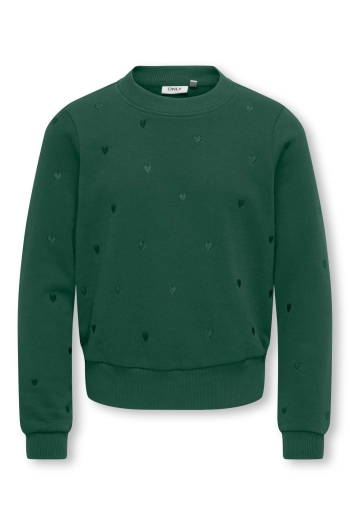 ONLY KOGATIKA L/S O-NECK EMB HEART SWT