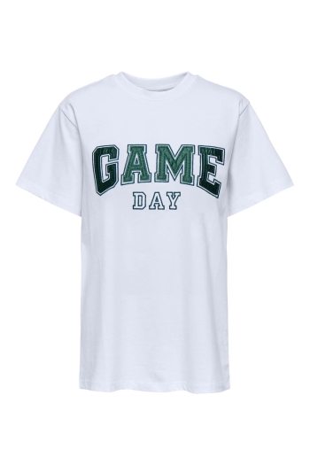 ONLY ONLRIKKA S/S SATIN PRINT TOP BOX CS: