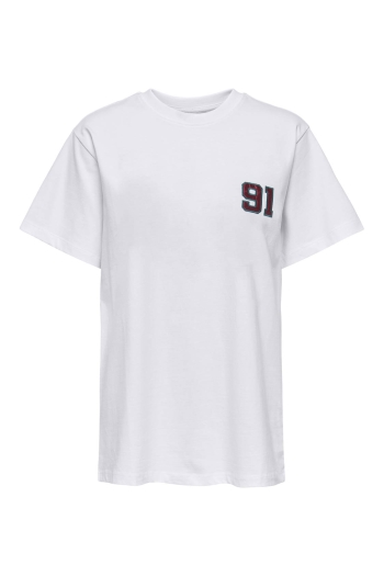 ONLY ONLRIKKA S/S SATIN PRINT TOP BOX CS: