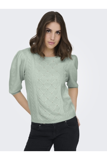 ONLY ONLGLORIA LIFE SS PEARL O-NECK CC K: