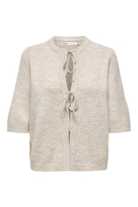ONLY ONLSIMONI 2/4 BOW CARDIGAN KNT NOOS pumice stone/melange