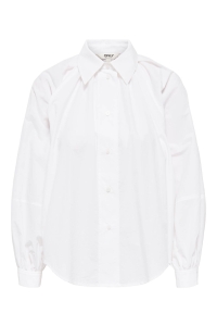 ONLY ONLRIVER LS SHIRT OX WVN bright white
