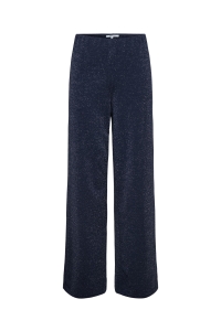 ONLY ONLALYA LIFE MW WIDE GLIT PANT TLR : night sky/silver glitter