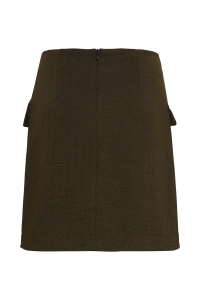 ICHI IHKATE JACQUARD SK5:Skirts black brown herringbone
