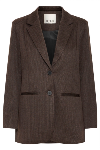 ICHI IHKATE JACQUARD OVERSIZE BL:Jackets