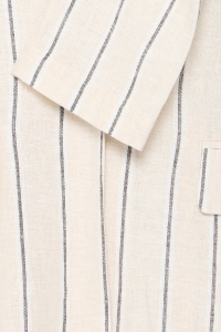 ICHI IHLINNO BL:Jackets natural ecru stripe