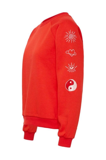 ICHI IHLELA BRUSHED SW4:Sweatshirt