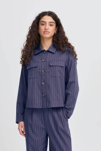 ICHI IHLANOLA SH:Shirts/Blouse patriot blue