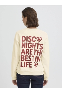 ICHI IHLELA SW5:Sweatshirt birch cowhide glitter