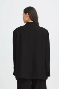 ICHI IHFAVA OVERSIZE BL:Jackets black