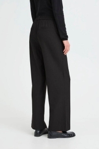 ICHI IHFAVA WIDE PA:Pants black