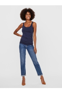 Vero Moda VMMAXI MY SOFT  LONG TANK TOP NOOS black iris