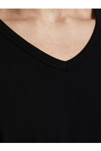 Jack and Jones BASIC V-NECK TEE S/S NOOS black